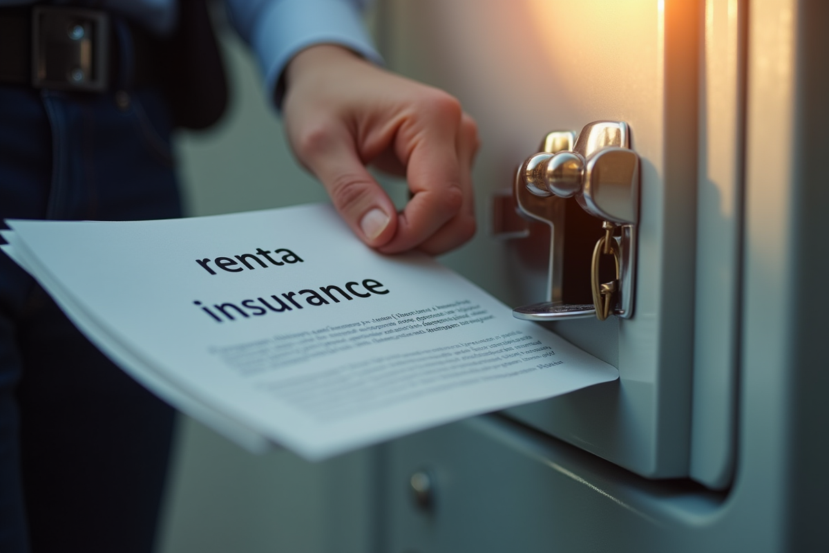 Main insérant des documents d
